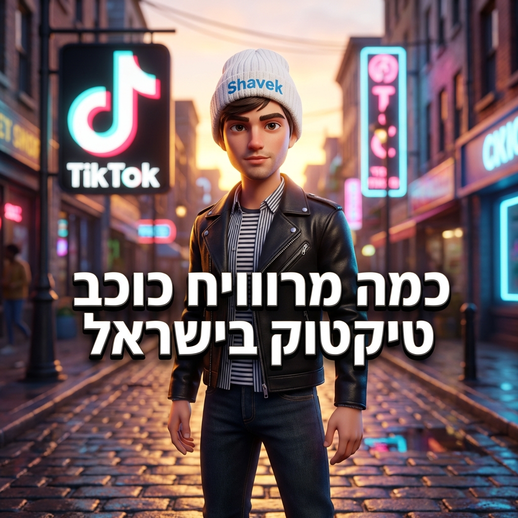 כמה מרוויח כוכב טיקטוק בישראל